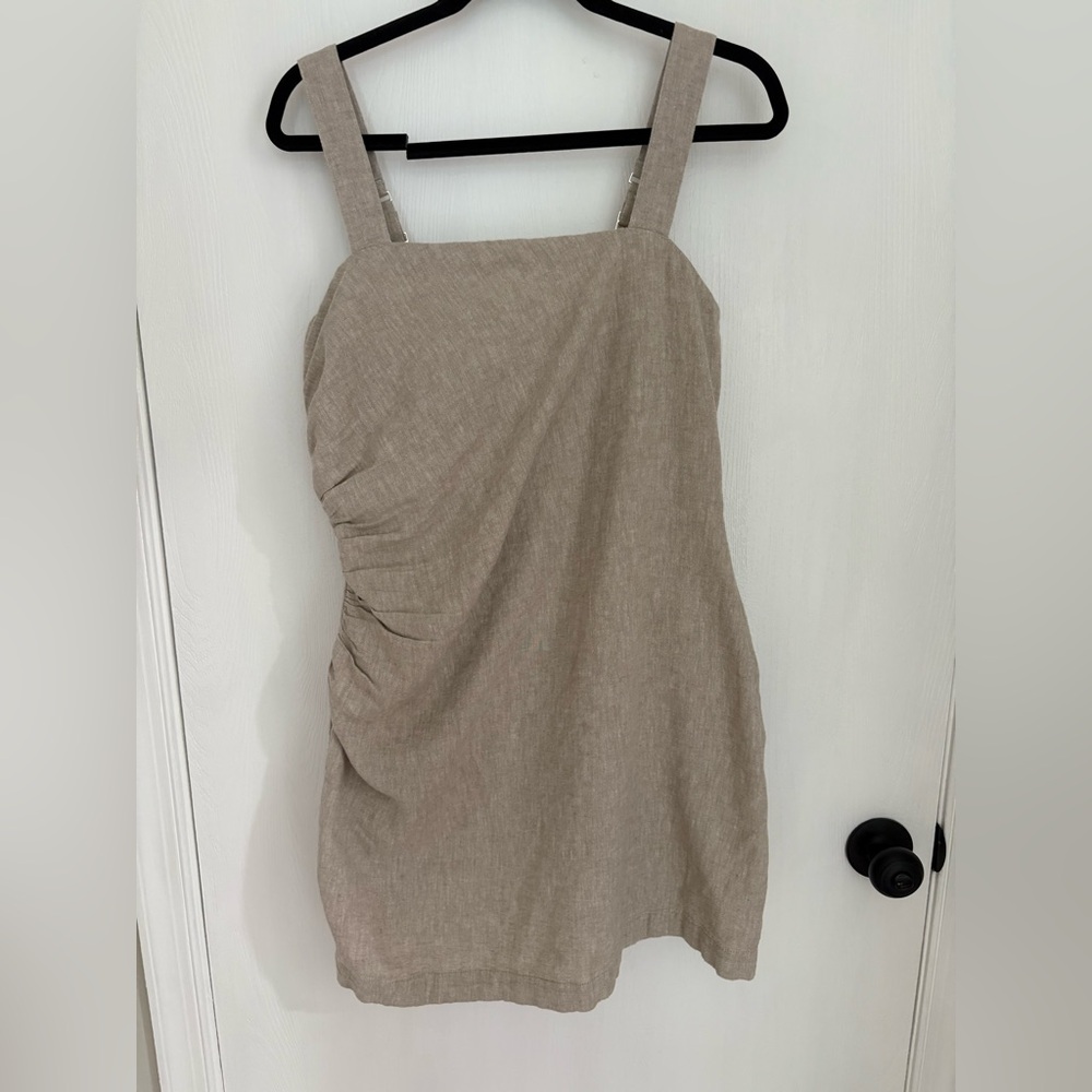 Abercrombie & Fitch Tan Mini Dress